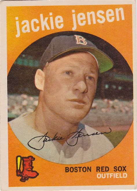 '59 topps: one f/g card at a time: #400 Jackie Jensen