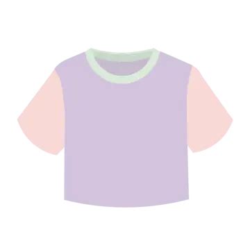 Colorful Cotton Crop Top Illustration Vector, Crop, Shirt, Top PNG and Vector with Transparent ...