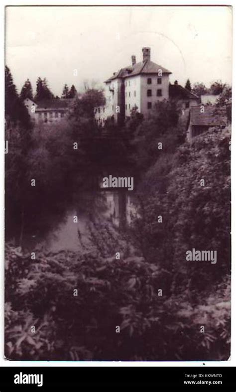 1964 postcard of Gradac Castle Stock Photo - Alamy