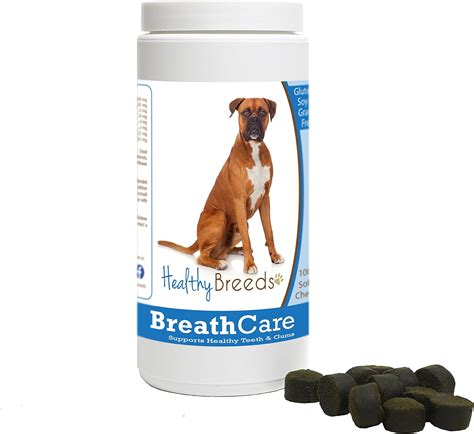 Amazon.com : Healthy Breeds Dog Breath Freshener Treat Chews for Boxer - OVER 100 BREEDS ...