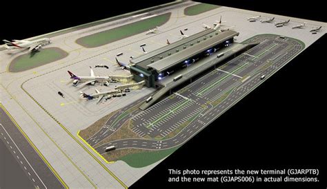 Gemini Jets Airport Terminal with Airport Mat 1/400 Scale. (GJARPTB & – Acapsule Toys and Gifts