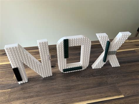 Lego Compatible 3D Letters by Consequences | Download free STL model ...