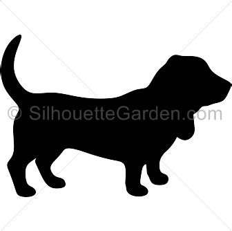 Basset Hound Silhouette