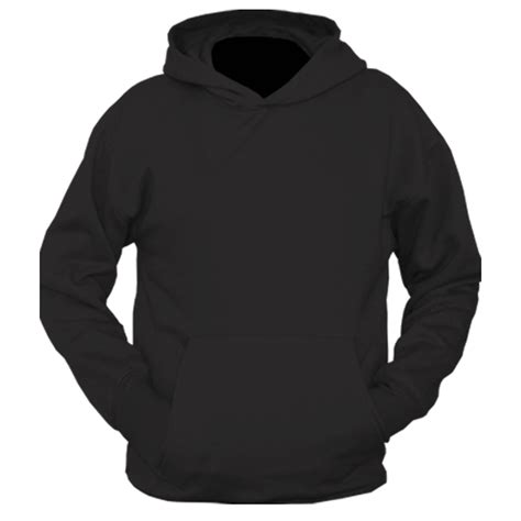 Hoodie Template Front Transparent & Png Clipart Free – Blank Black Hoodie Template
