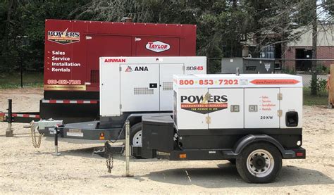 Generator Rental - Powers Guaranteed Services