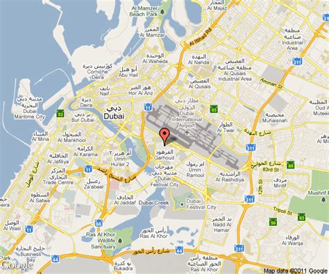 International City Dubai Map Location