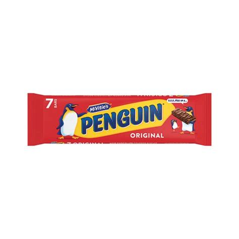 McVities Penguin Milk Chocolate Biscuit Bars (Pack of 7) 44541 - Office ...