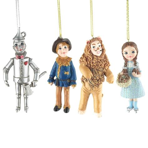 Hanging Ceramic Wizard of Oz Christmas Tree Ornaments, 5-Inch, 4 Piece - Walmart.com