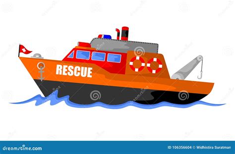 Search And Rescue Boat Art