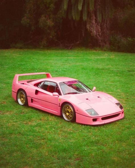 Pin by Leilani Gilmer on . d r i v e . | Pink ferrari, Ferrari f40, Ferrari