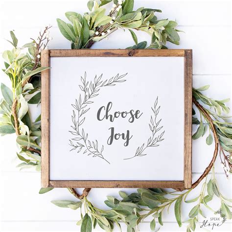 Choose Joy Print, Choose Joy Wall Art, Christian Wall Decor, Digital ...