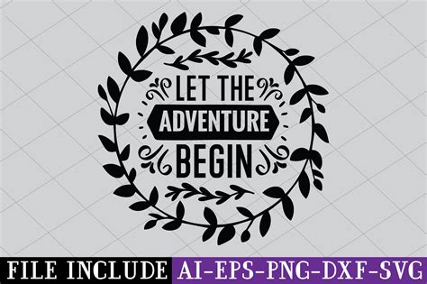 Let the Adventure Begin Graphic by Creativeart · Creative Fabrica