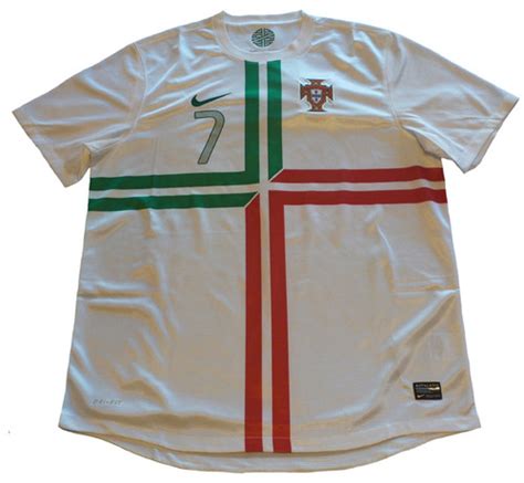 NIKE PORTUGAL 2012 AWAY RONALDO JERSEY WHITE - Soccer Plus