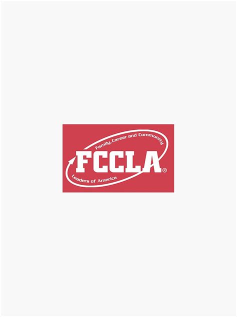 "FCCLA Logo (Family, Career and Community Leaders of America)" Sticker ...