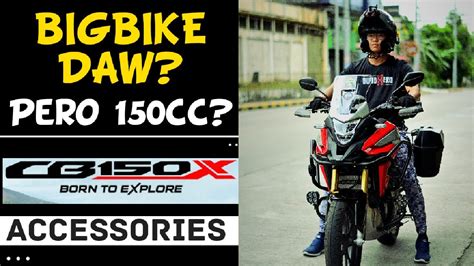 HONDA CB150X Accessories | Mukhang Bigbike ang Tindig - YouTube