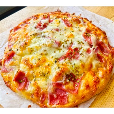 Keto Ham Cheese Pizza - ketoconnectcafe