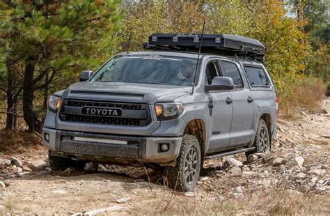 Overland 2017 Toyota Tundra TRD Pro 4x4 built for offroad backcountry adventure and exploration