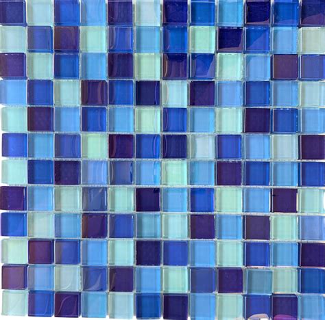 Iridescent Blue 1x1 - Pool Tile | Tiles and Deco