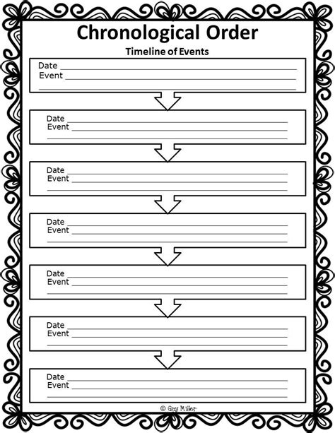 Chronological Order Worksheets 2nd Grade