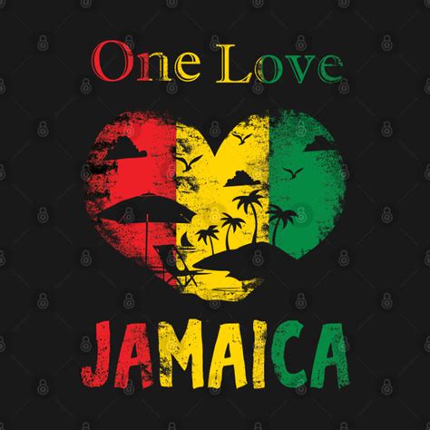 Jamaica One Love - Jamaica - T-Shirt | TeePublic