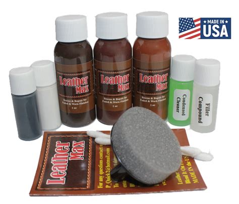 Automotive Leather Max Complete Leather Refinish, Restore & Repair Kit ...