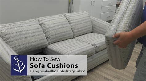 How To Sew Sofa Cushions - YouTube