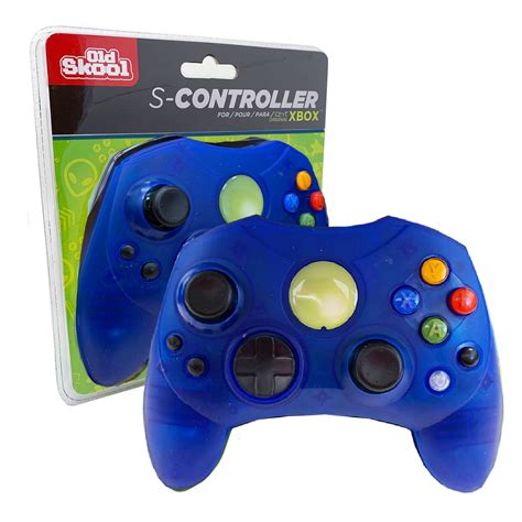 XBOX ORIGINAL Wired S Controller Blue NEW – Orbit DVD