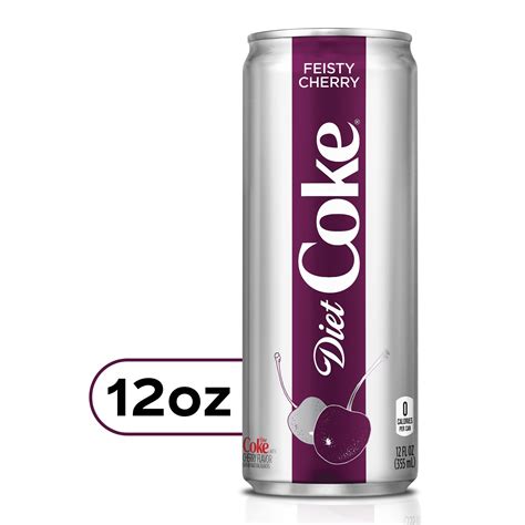 Diet Coke Feisty Cherry Soda Soft Drink, 12 fl oz - Walmart.com - Walmart.com