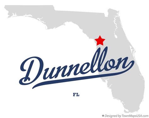 Map of Dunnellon, FL, Florida