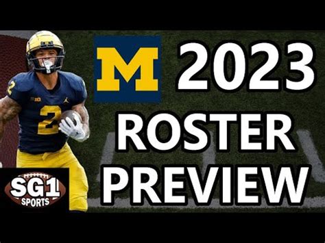 Michigan 2023 Spring Roster Preview - Win Big Sports