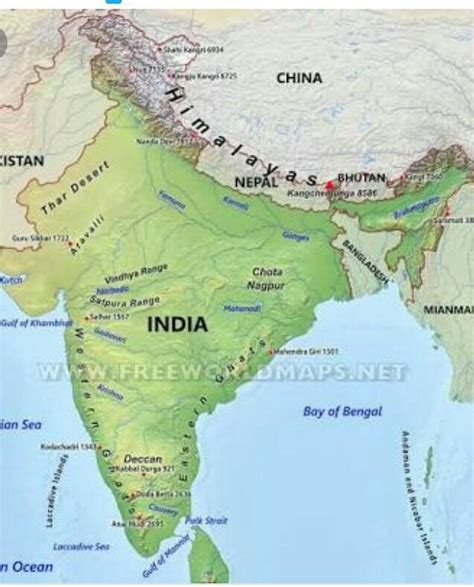 show the northern mountain and northern plains on india physical map - Brainly.in