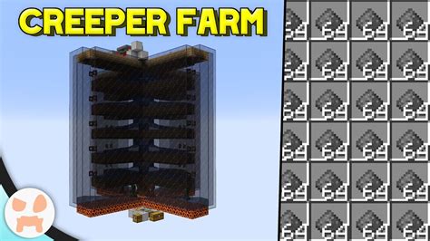 Creeper Farm 1.19 Schematic Best 1.20 Creeper Gunpowder Farm