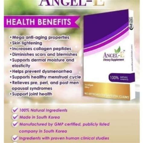 Angel-E Dietary supplement at 1650.00 from Quezon City. | LookingFour Buy & Sell Online