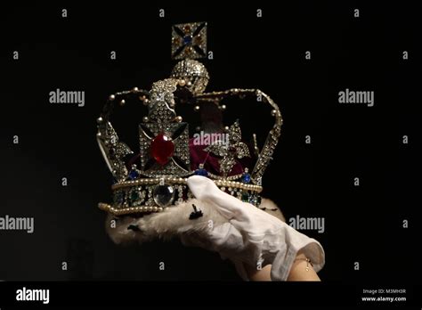 Replica crown jewels for auction at Sotheby's. Replica of Queen ...