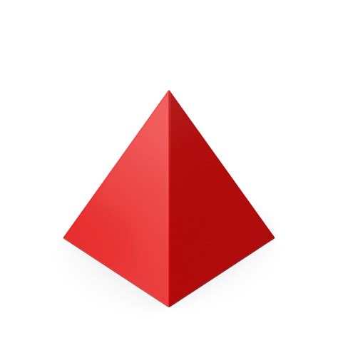 Pyramid Red PNG Images & PSDs for Download | PixelSquid - S112758681