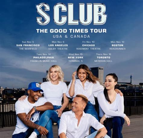 S Club 7 Announce North American Dates of 25th Anniversary 'Good Times' Reunion Tour - That ...