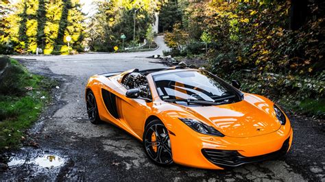 Stunning McLaren MP4-12C Spider: A 4K Ultra HD Wallpaper