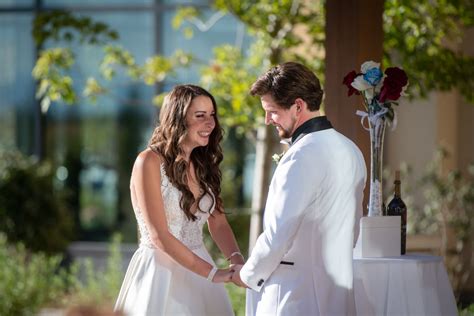 Wedding at Gaylord Rockies Resort with Denver Sunset