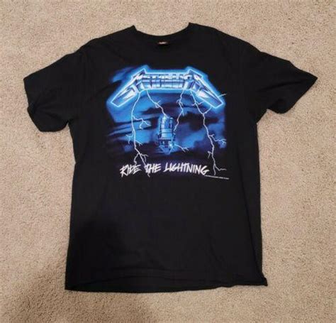 Metallica Ride The Lightning Album Cover T-shirt XL | #3772877942