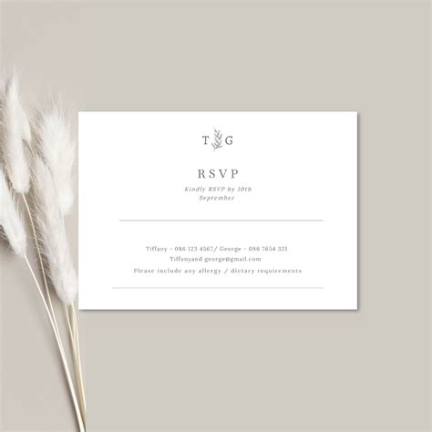 Wedding RSVP Cards - The Bramberry - TheAisle.ie | Premium Wedding Stationery Printing