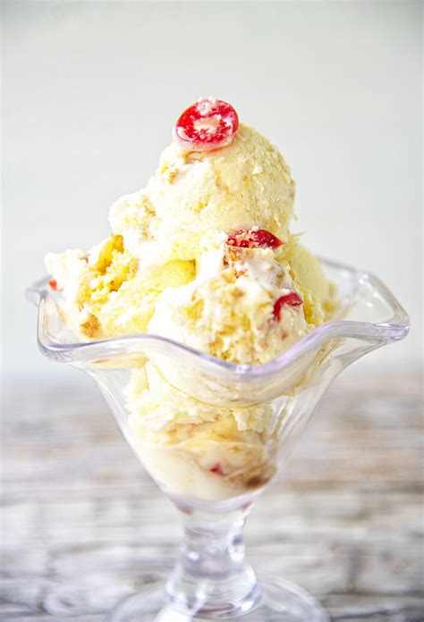 Pineapple Upside Down Cake Ice Cream