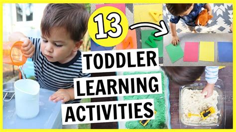 13 Toddler Activities for Learning You Can Do At Home | 1-2 year olds – starkidslearn.com