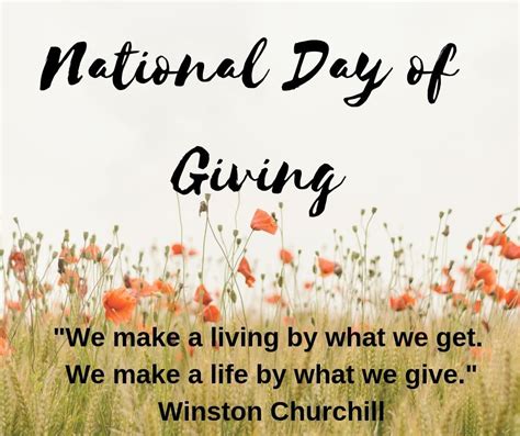 Happy National Giving Day! | Giving day, Making a living, Day