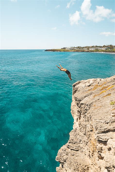 Shipwreck Beach On Kauai, Hawaii: Cliff Jump & Coastal Trail