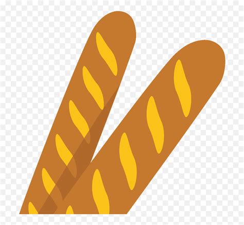 Baguette Bread Emoji Clipart - Bagietki Emoji Png,Emoji Bread - free transparent emoji ...