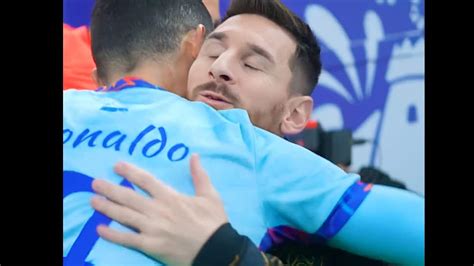 Lionel Messi shares PIC of hugging Cristiano Ronaldo during Saudi All ...