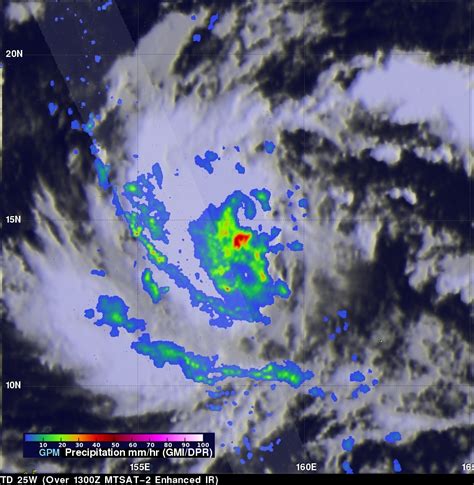 GPM Views Tropical Depression Twenty Five (25W) | NASA Global ...