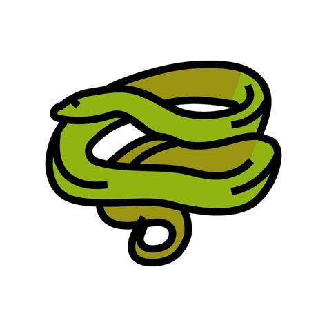 anaconda animal snake color icon vector illustration 28220130 Vector Art at Vecteezy