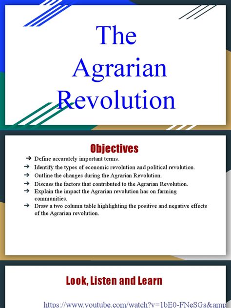 Agrarian Revolution | PDF | Agriculture | Revolutions