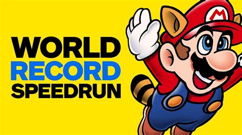 Super Mario Bros. 3 World Record Speedrun - YouTube